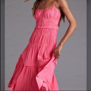 Anthropologie Ruched Slip Dress NWT